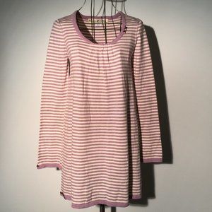 New PROJECT E Lavender Stripe Dress NWOT XX stitching XX Comfy Knit NWOT